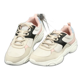 Scarpe sportive da donna Lee Cooper 1275 beige/rosa 2