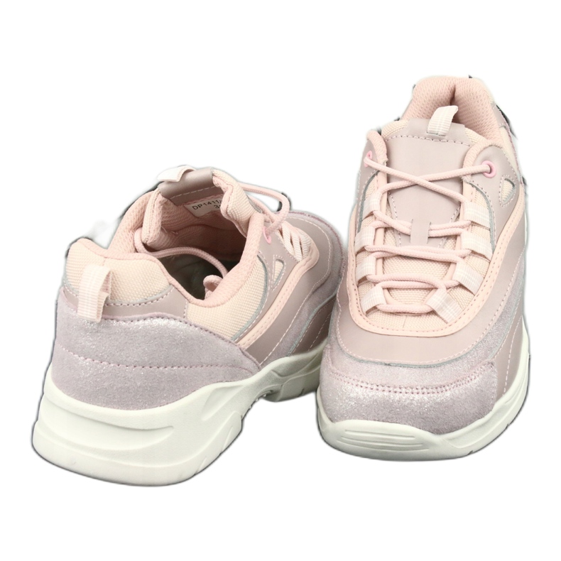 Scarpe sportive da donna Filippo 1411 rosa argento 4