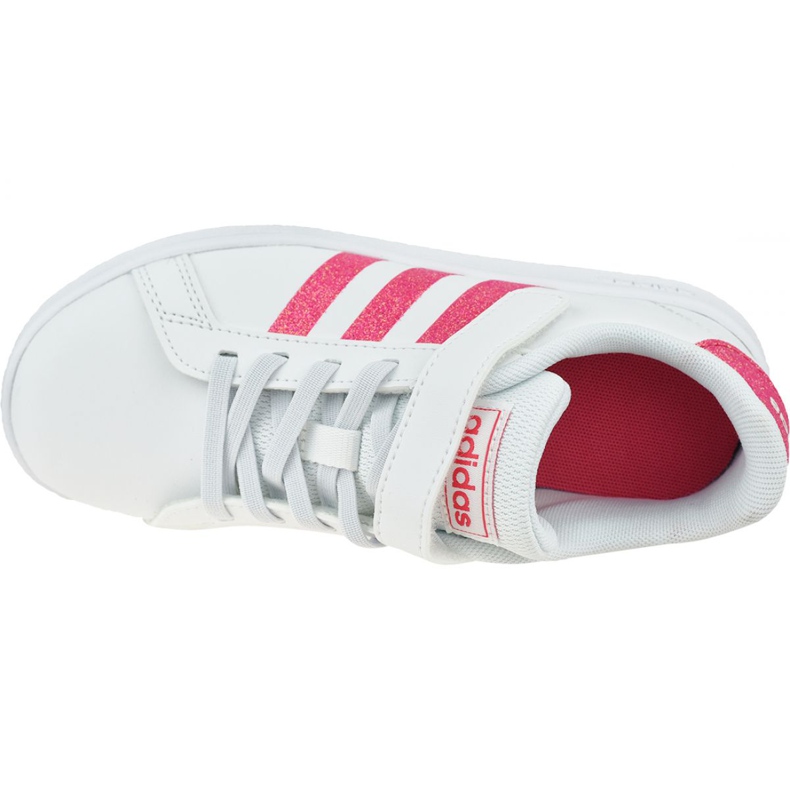 Scarpe Adidas Grand Court K Jr EG3811 bianca 2