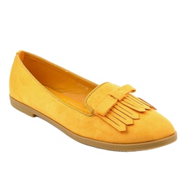 Mocassino lordsy in ecopelle gialla 2358 giallo 1