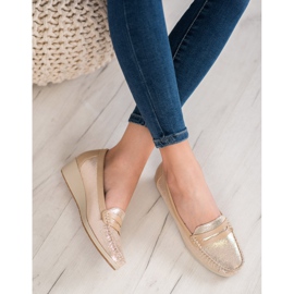 Comer Mocassini eleganti sulla piattaforma giallo 2