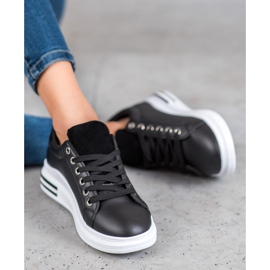 SHELOVET Scarpe sportive sulla piattaforma nero 1