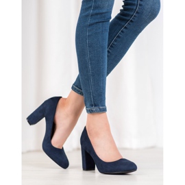 SHELOVET Pompe classiche su un pilastro blu 1