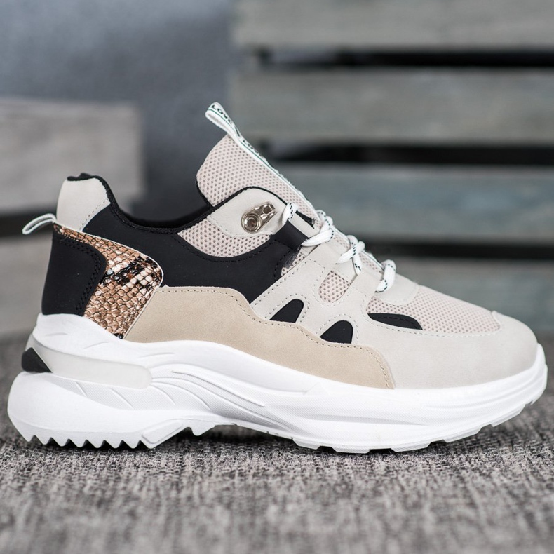 Weide Sneakers alla moda dell'amore marrone nero multicolore 2