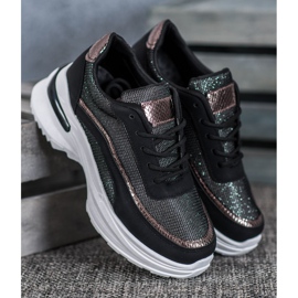 SHELOVET Scarpe sportive alla moda nero 2