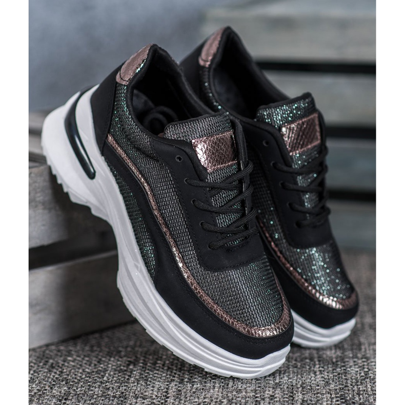 SHELOVET Scarpe sportive alla moda nero 2