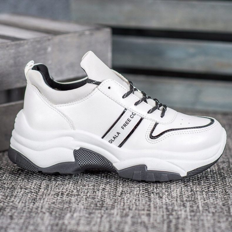 SHELOVET Scarpe sportive bianche bianca 2