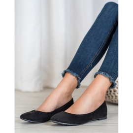 Best Shoes Ballerine in camoscio nero 2