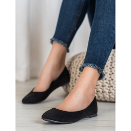 Best Shoes Ballerine in camoscio nero 1