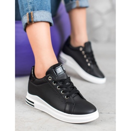 SHELOVET Sneakers Con Zeppa Nascosta nero 1