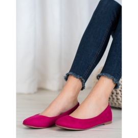Best Shoes Ballerine in camoscio viola 2