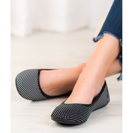 McKey Ballerina In Cuori bianco nero 2