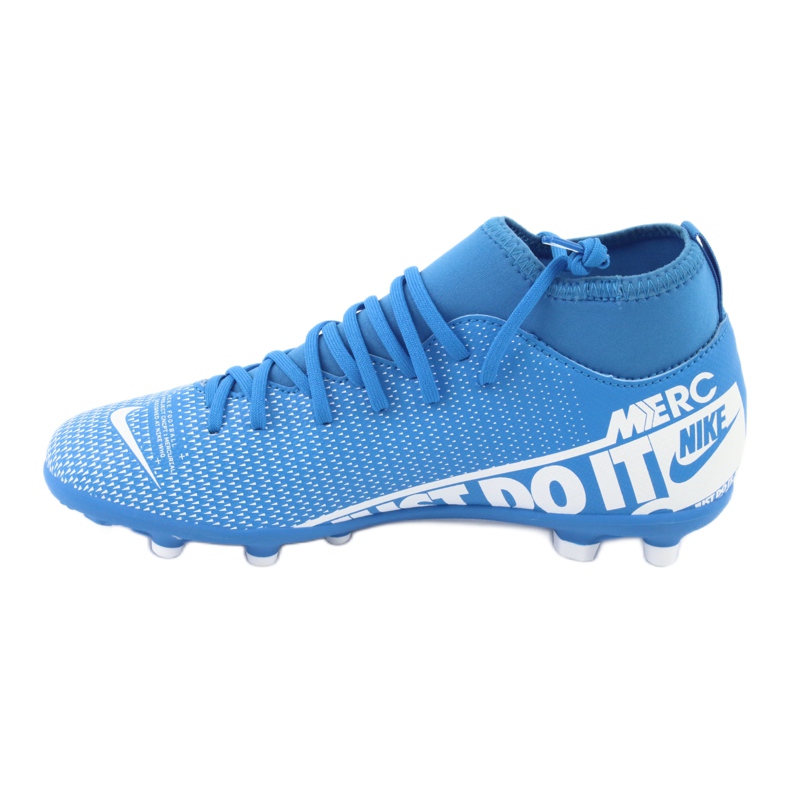 Nike Mercurial Superfly 7 Club FG / MG Jr AT8150-414 scarpe da calcio blu 1