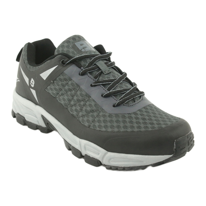 Scarpe sportive da trekking McBraun 20MN37-1760 nero grigio 1