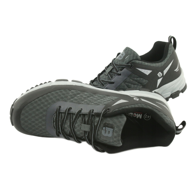 Scarpe sportive da trekking McBraun 20MN37-1760 nero grigio 5