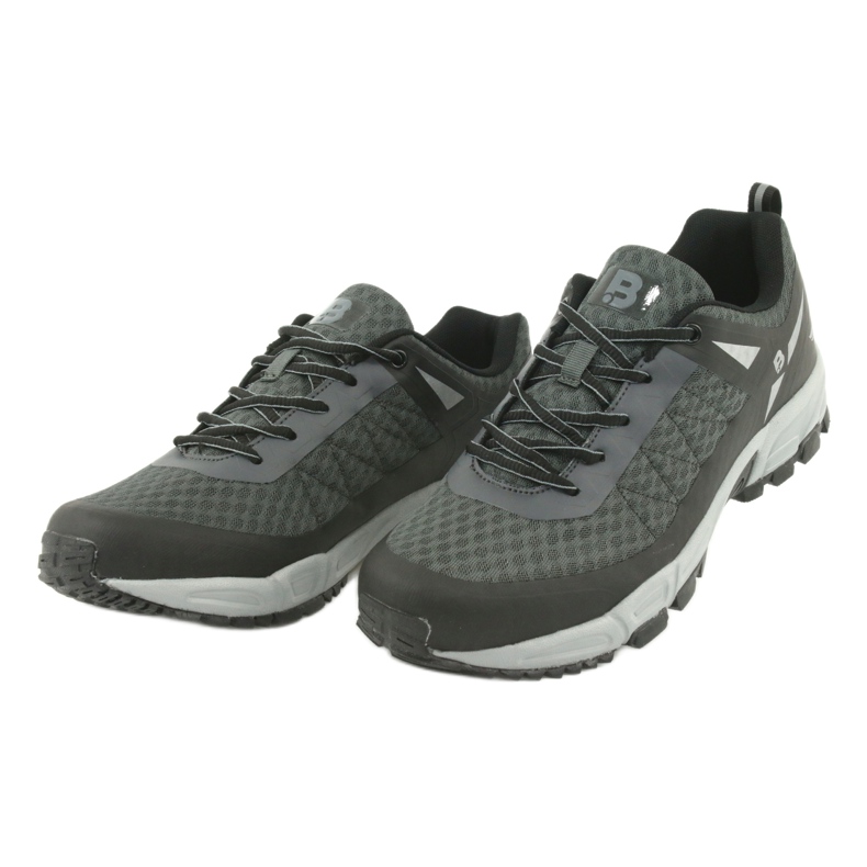 Scarpe sportive da trekking McBraun 20MN37-1760 nero grigio 3