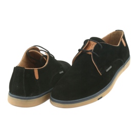 Scarpe da uomo nere Badura 3763 marrone nero 4