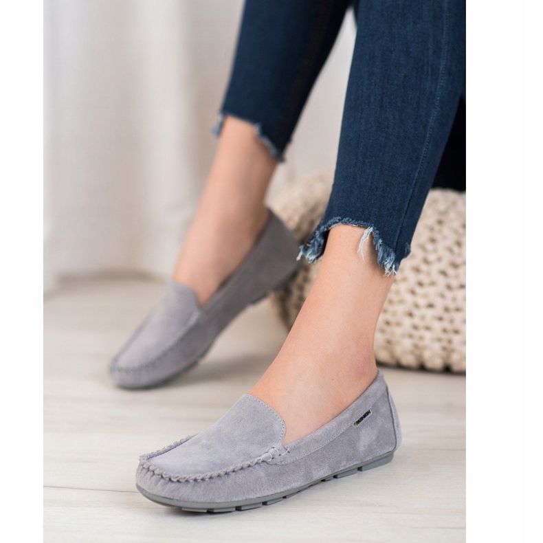 Classic Leather VINCEZA Moxins grigio 1