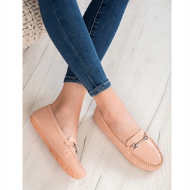 Fama Mocassini Con Cubic Zirconia rosa 1