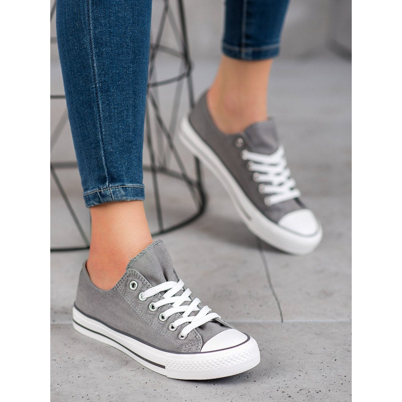 McKey Sneakers in tessuto alla moda grigio 1