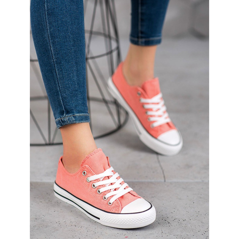 McKey Sneakers in tessuto alla moda arancia 1