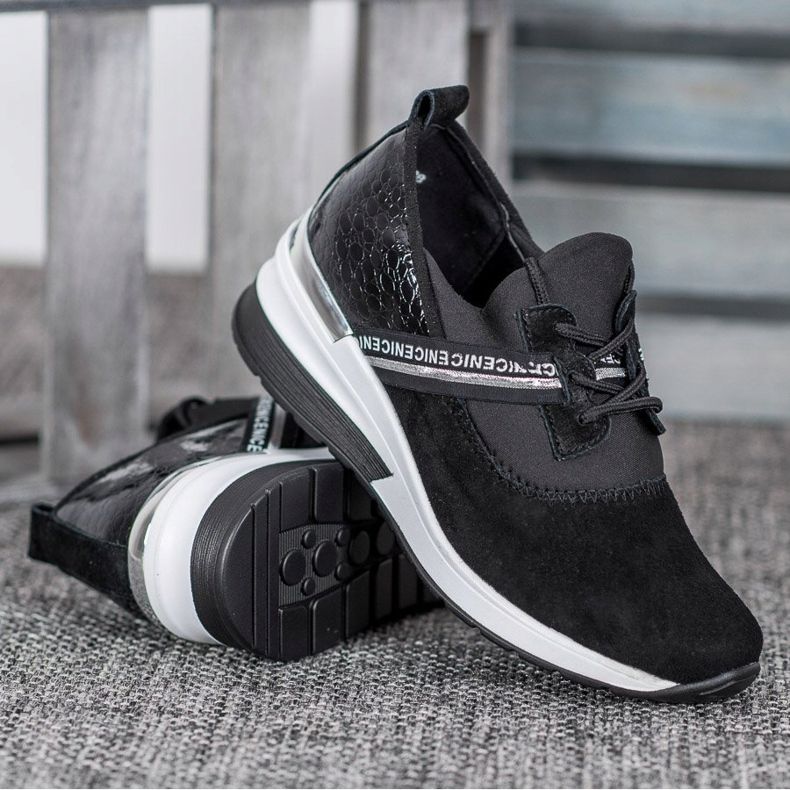 Filippo Sneakers in pelle Nizza nero 2