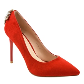 Tacchi classici rossi con zirconi 9229-13 rosso 1