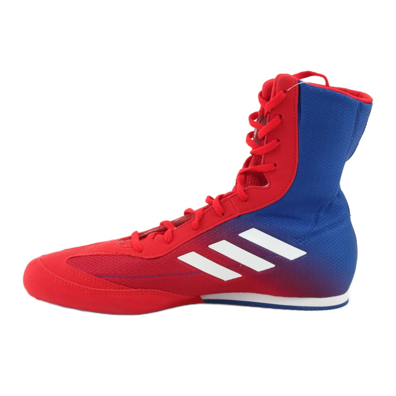 Scarpe da boxe adidas Box Hog Plus blu-rosso 2