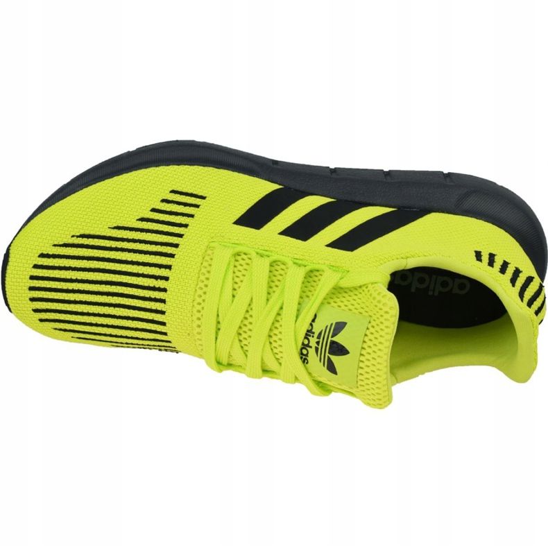 Scarpe Adidas Swift Run EE6797 nero verde 2