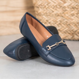 Clowse Calzature in ecopelle alla moda blu 1