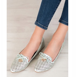 Ballerina Openwork In Spitz VINCEZA verde 1