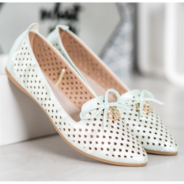 Ballerina Openwork In Spitz VINCEZA verde 2