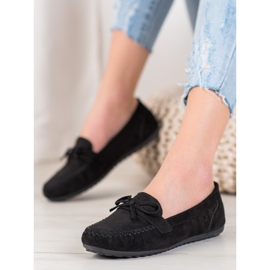 SHELOVET Mocassini casual con fiocco nero giallo 1