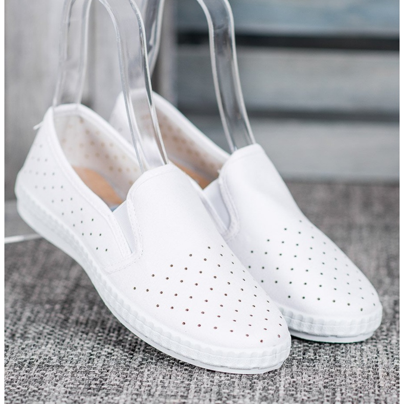 McKey Slipon casual bianchi bianca 1