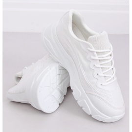 Bianco DML902 Scarpe sportive bianche bianca 2
