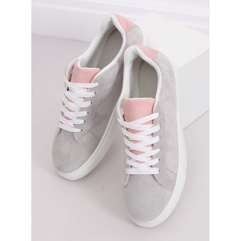 Sneakers da donna grigie WB810 Grey grigio giallo 1