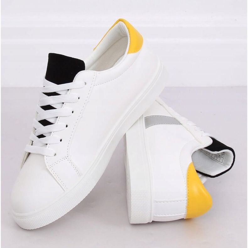 Sneakers da donna bianche WB811 BIANCO/NERO 2