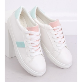 Sneakers bianche da donna WB811 WHITE/ROSA bianca 1