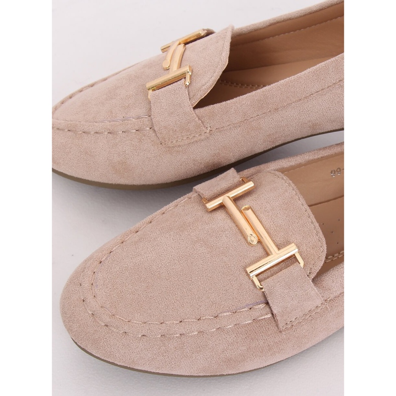 Mocassini da donna beige 99-13A Beige marrone giallo 1