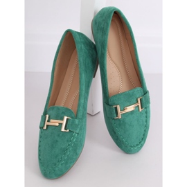 Verde Mocassini da donna 99-13A Verde 2