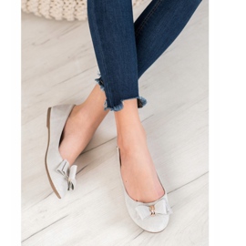 Eleganti Ballerine Con Fiocco VINCEZA grigio 2