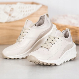 Goodin Sneakers in pelle beige 1
