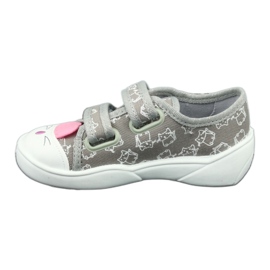 Scarpe per bambini Befado 907P116 rosa grigio 1