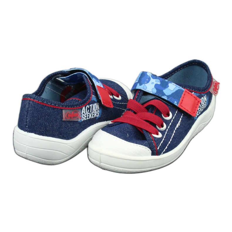 Scarpe per bambini Befado 251X101 bianca rosso blu 5