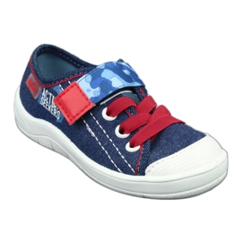 Scarpe per bambini Befado 251X101 bianca rosso blu 2