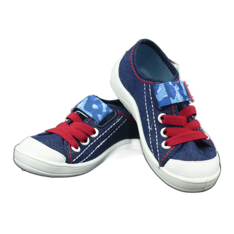 Scarpe per bambini Befado 251X101 bianca rosso blu 4