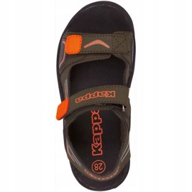 Kappa Pure K Calzature Jr 260594K 3144 arancia verde 1