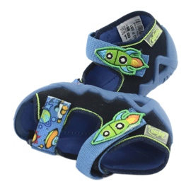 Pantofole per bambini Befado 250P091 blu navy 6