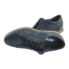 Nikopol Scarpe da uomo blu navy maschile 1730 6