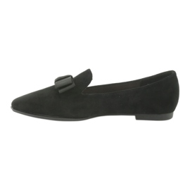 Ballerine con fiocco Sergio Leone 600 nere nero 2